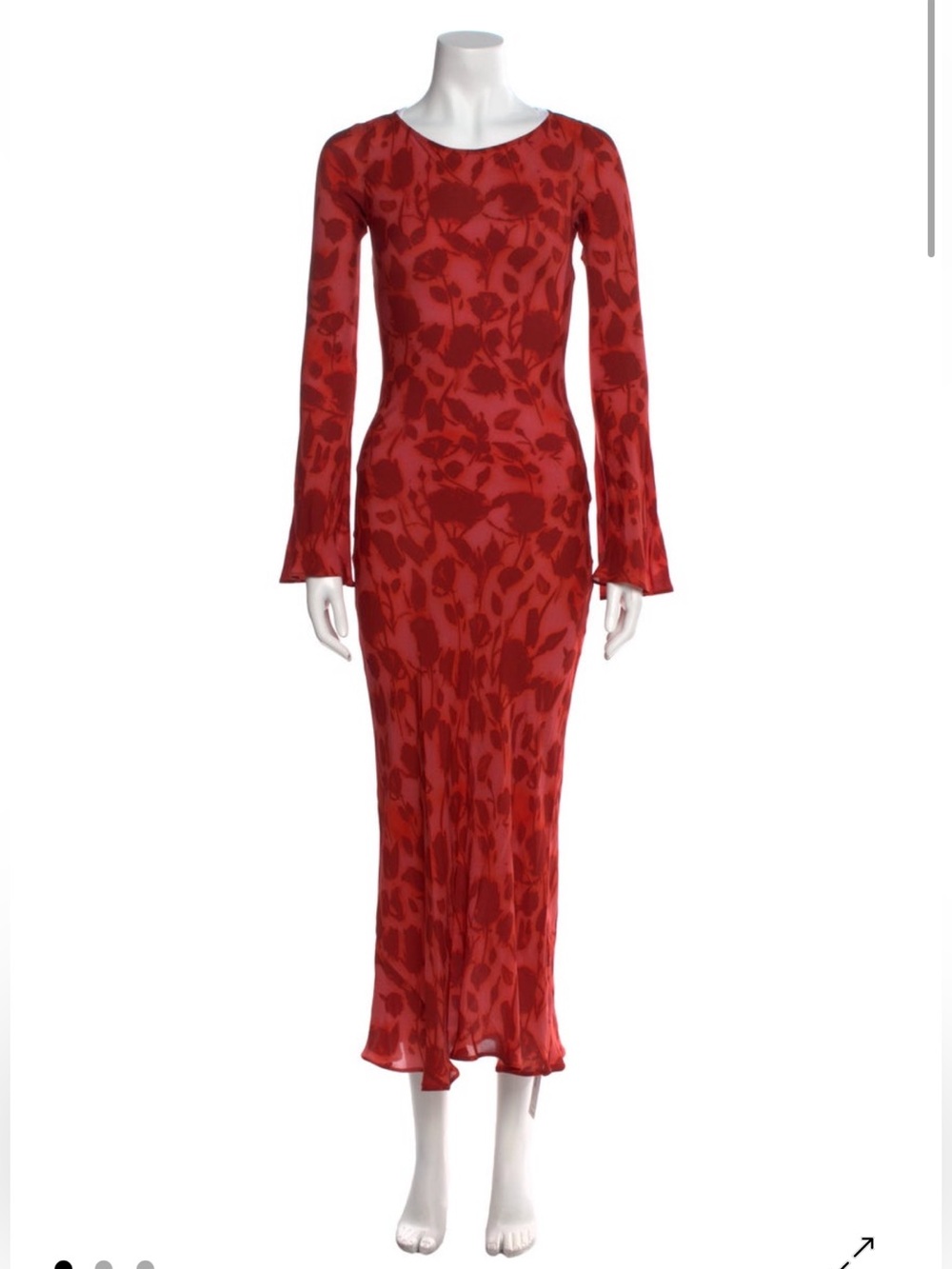Realisation Par Red Floral Maxi Dress